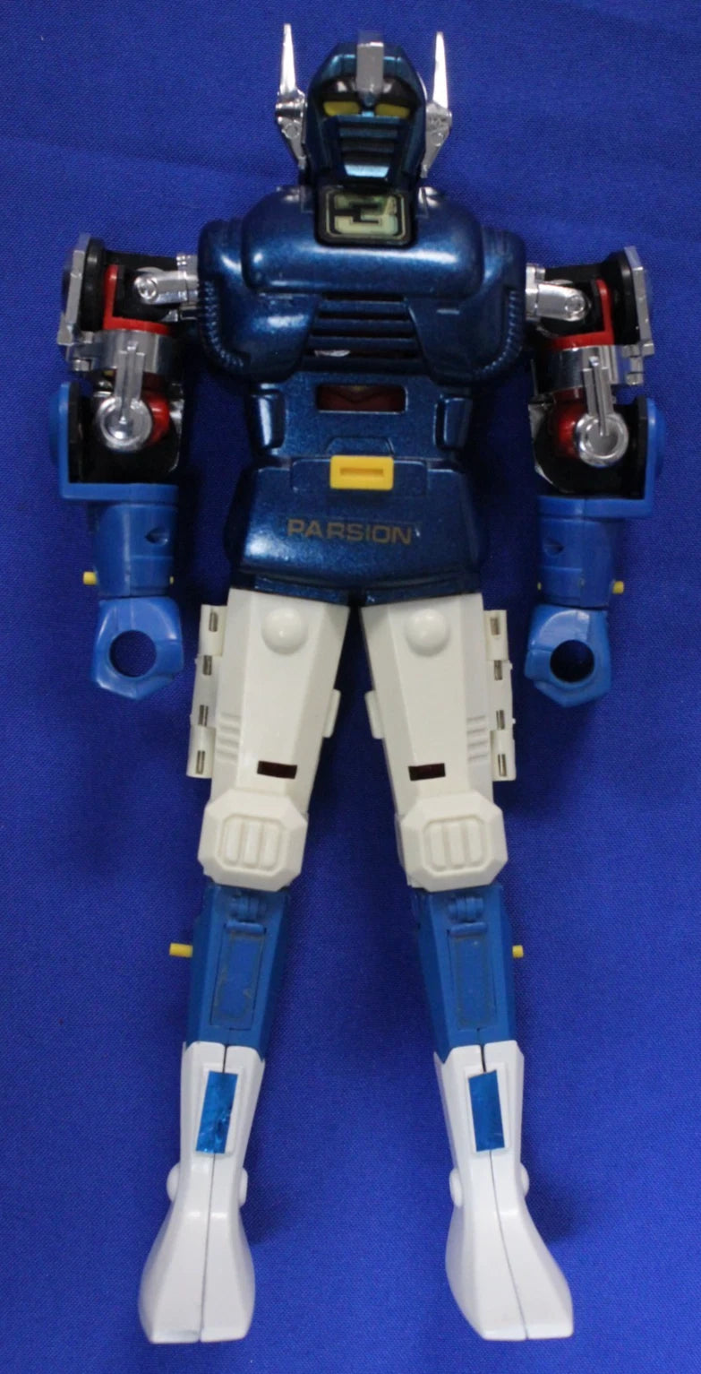 Bandai 1984 Godaikan Gardian Chogokin Mecha Robot With Stand