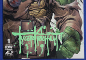 Teenage Mutant Ninja Turtles #1 Variant SIGNED by Tyler Kirkham w/ COA VF/NM