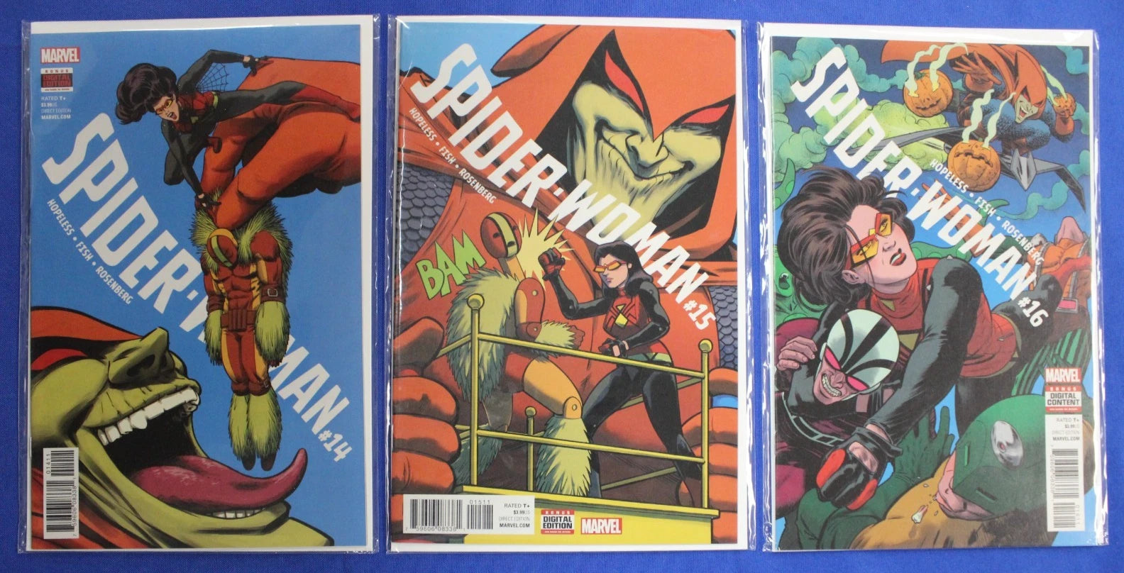 Spider-Woman #1-17 Complete Set VF-VF/NM