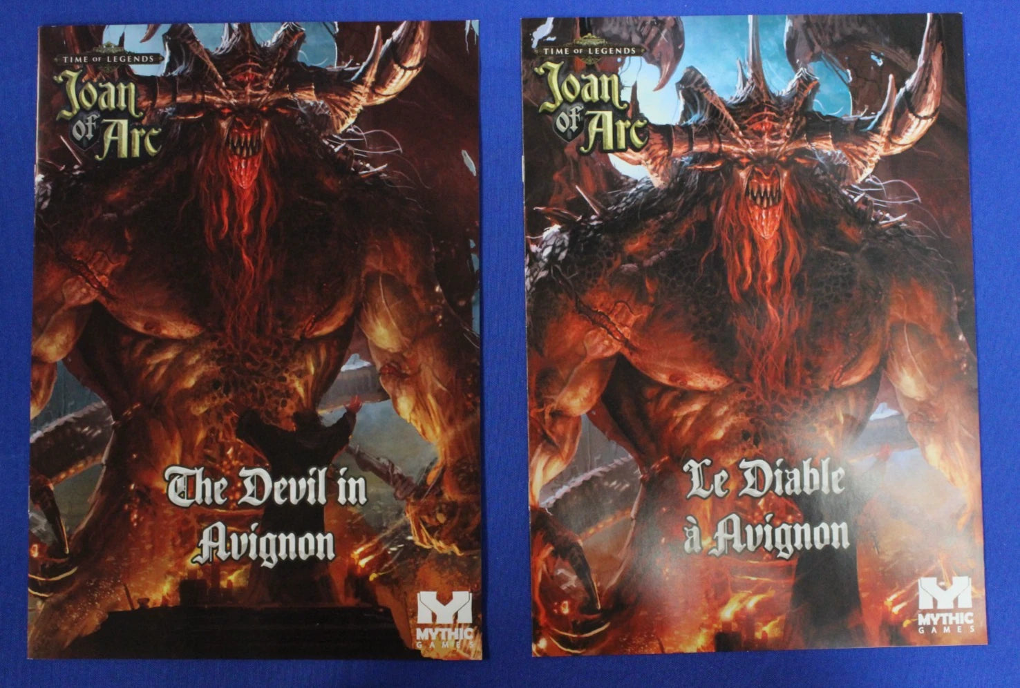 Mythic Legends Time of Legends Joan of Arc Kickstarter Board Game Unleash Hell Expansion