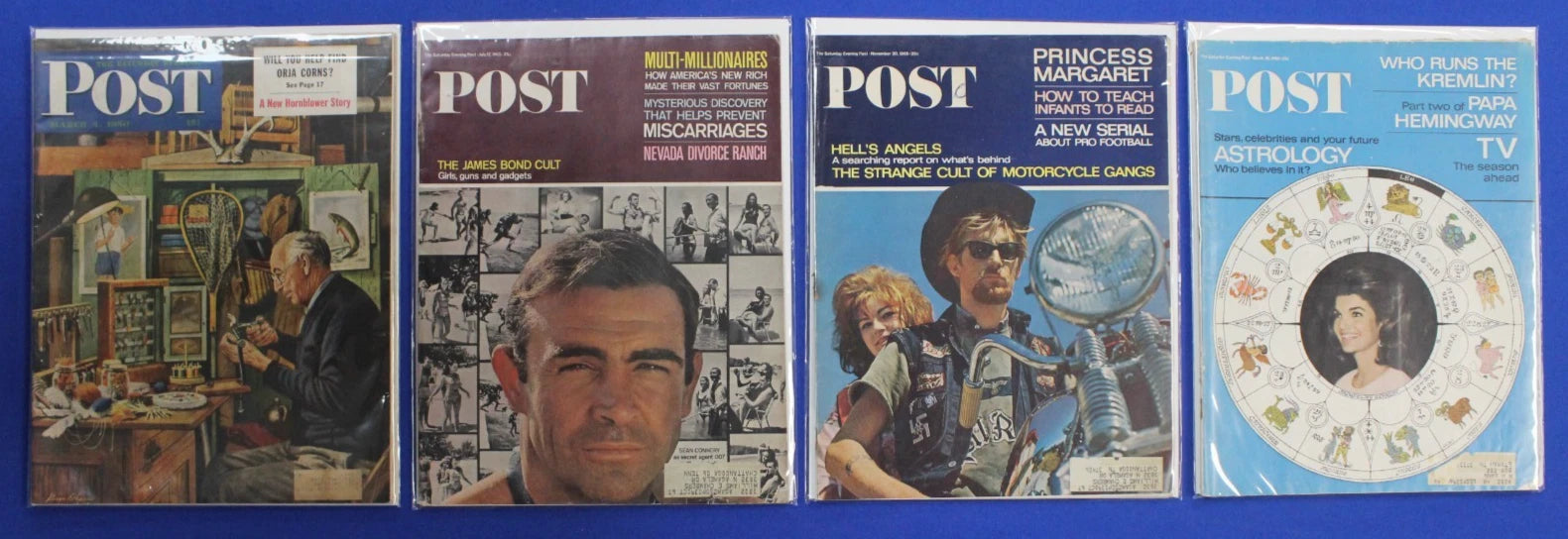 The Saturday Evening Post Magazine Lot of 4 VG