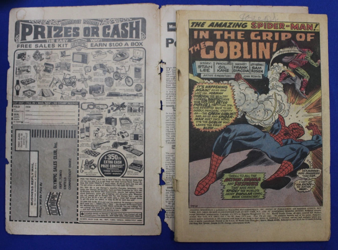 The Amazing Spider-Man #97 GD