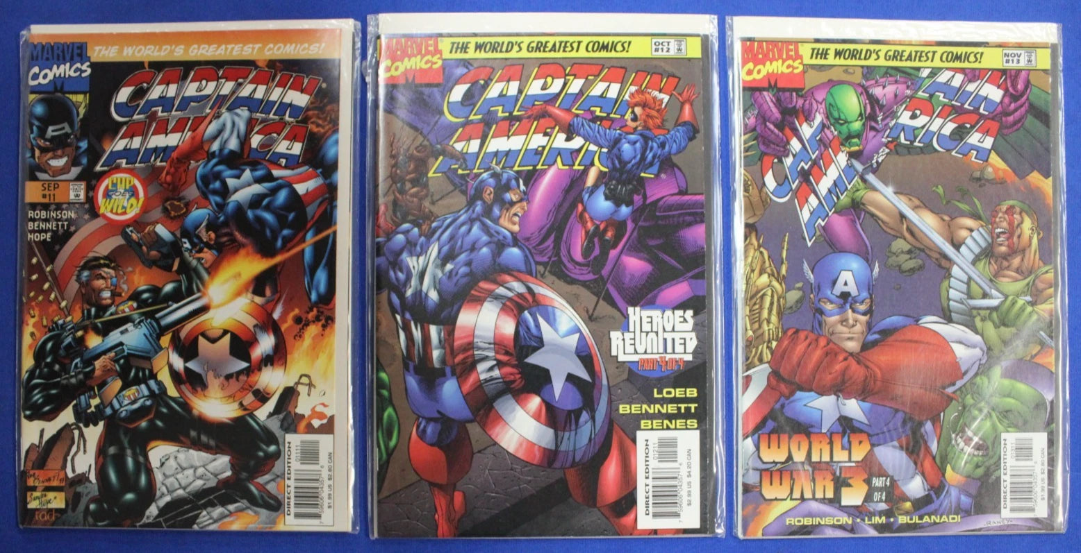 Captain America #1-13 Complete Set + Extras Lot of 17 VF-VF/NM