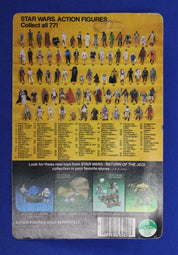 Kenner 1983 Star Wars ROTJ Nien Nunb Action Figure on Card 77 Back Unpunched