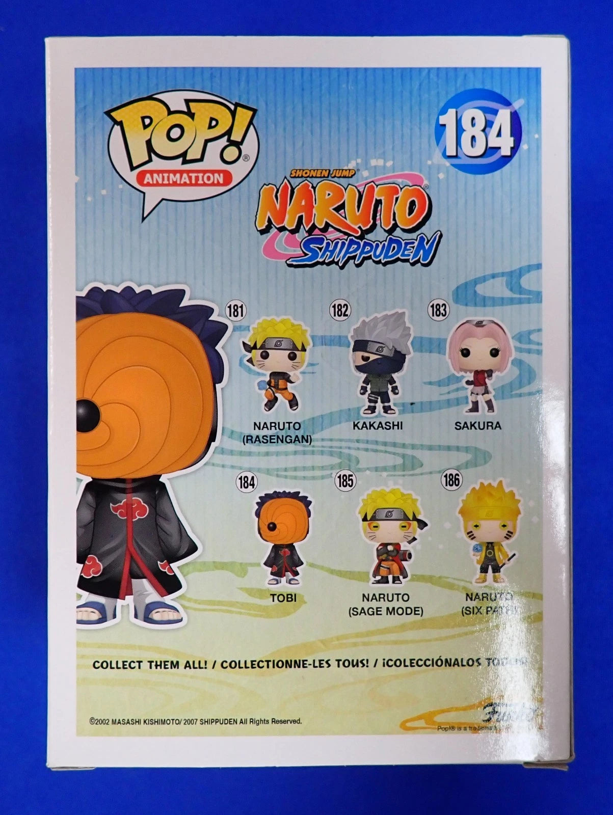 Funko POP #184 Tobi SIGNED by Michael Yurchak & Neil Kaplan w/JSA COA Naruto