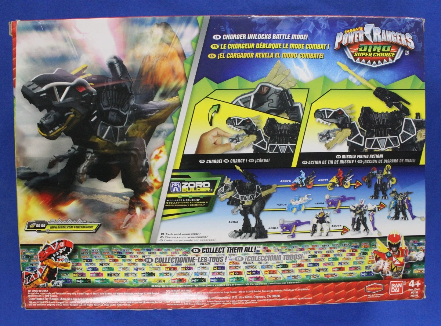 Bandai Power Rangers Dino Supercharge Deluxe Limited Edition T-Rex Zord