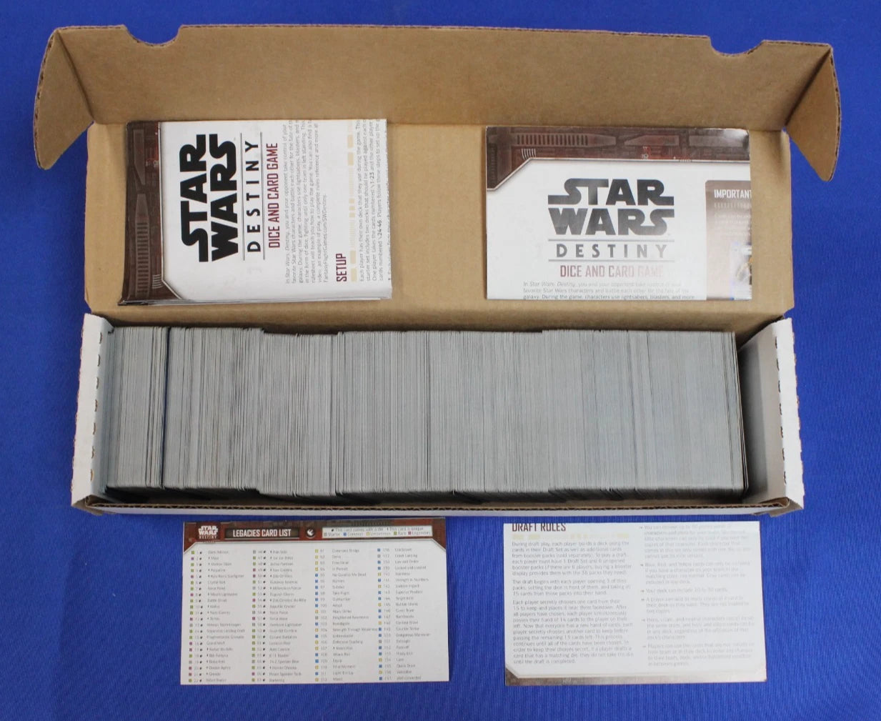 Star Wars Destiny Dice and Card Game + Star Wars Imperial Assault Game Mixed Lot