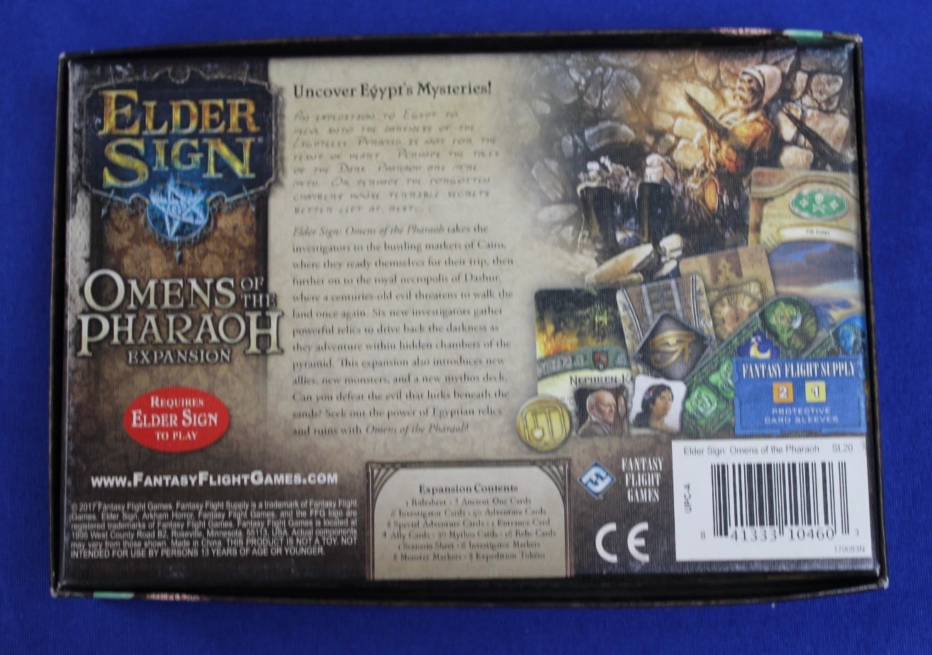 Fantasy Flight Games Elden Sign Base Game + Expansions Lot of 3 Complete in Box
