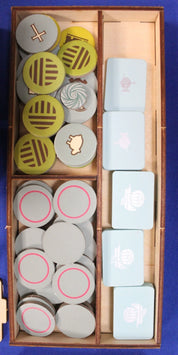 Odd Bird Feudum Queen's Army + Big Box w/ Organizer Kickstarter Board Game Lot