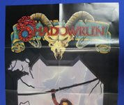 Shadowrun Role Playing Game Vintage 22 x 34 in Promo Poster