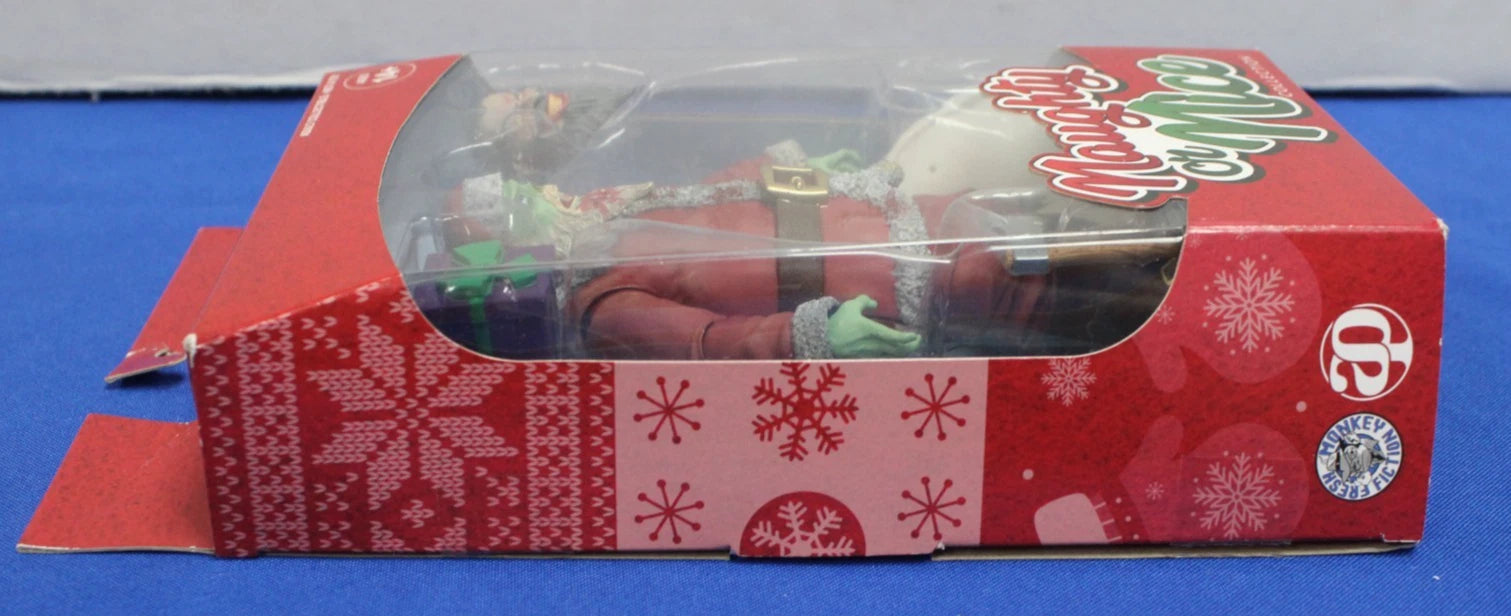 BBTS Fresh Monkey Naughty or Nice Collection Zombie Santa Figure Complete in Box