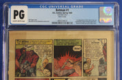 Batman #1 *12th PAGE ONLY* CGC PG