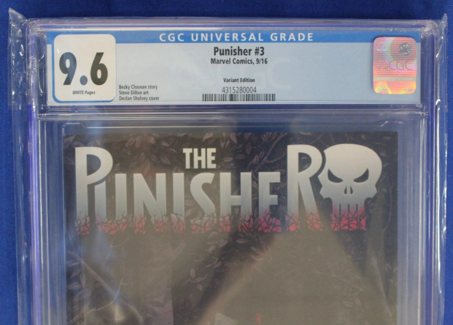 Punisher #3 1:25 Declan Shalvey Variant CGC 9.6 NM+