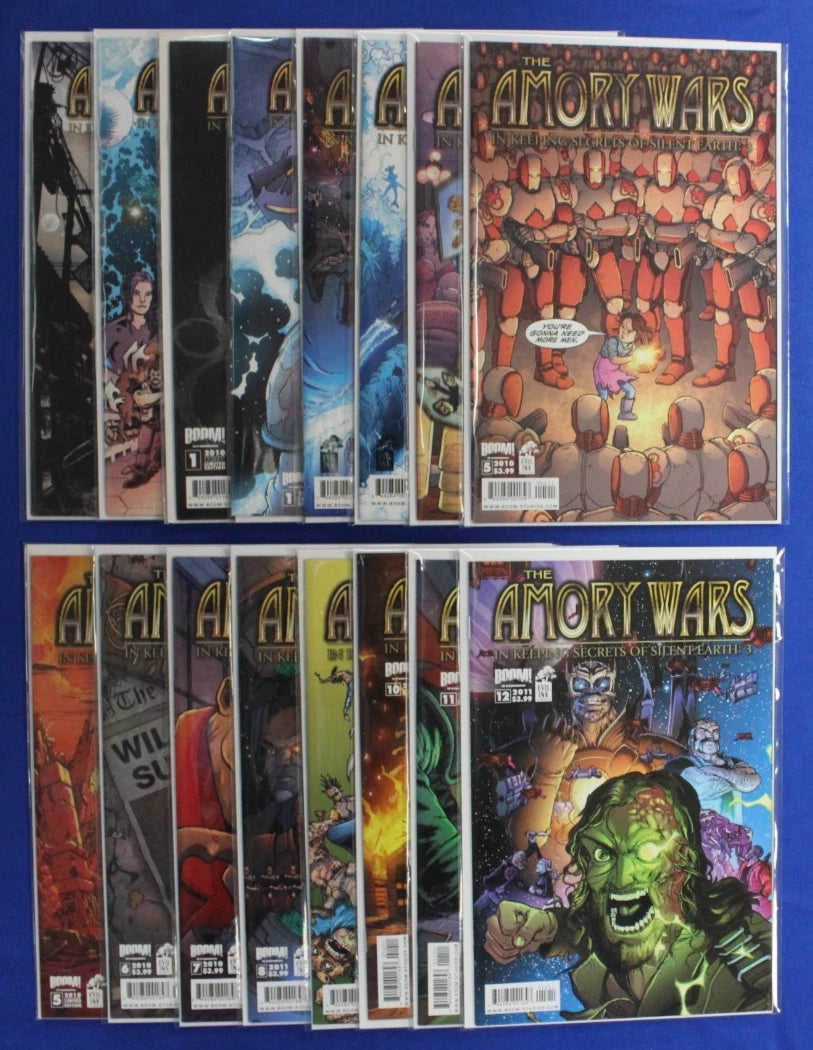 Amory Wars In Keeping Secrets of Silent Earth #1-12 + Variants VF/NM