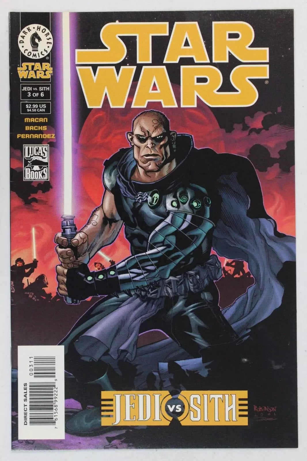 Star Wars Jedi vs Sith #1-6 Complete Set