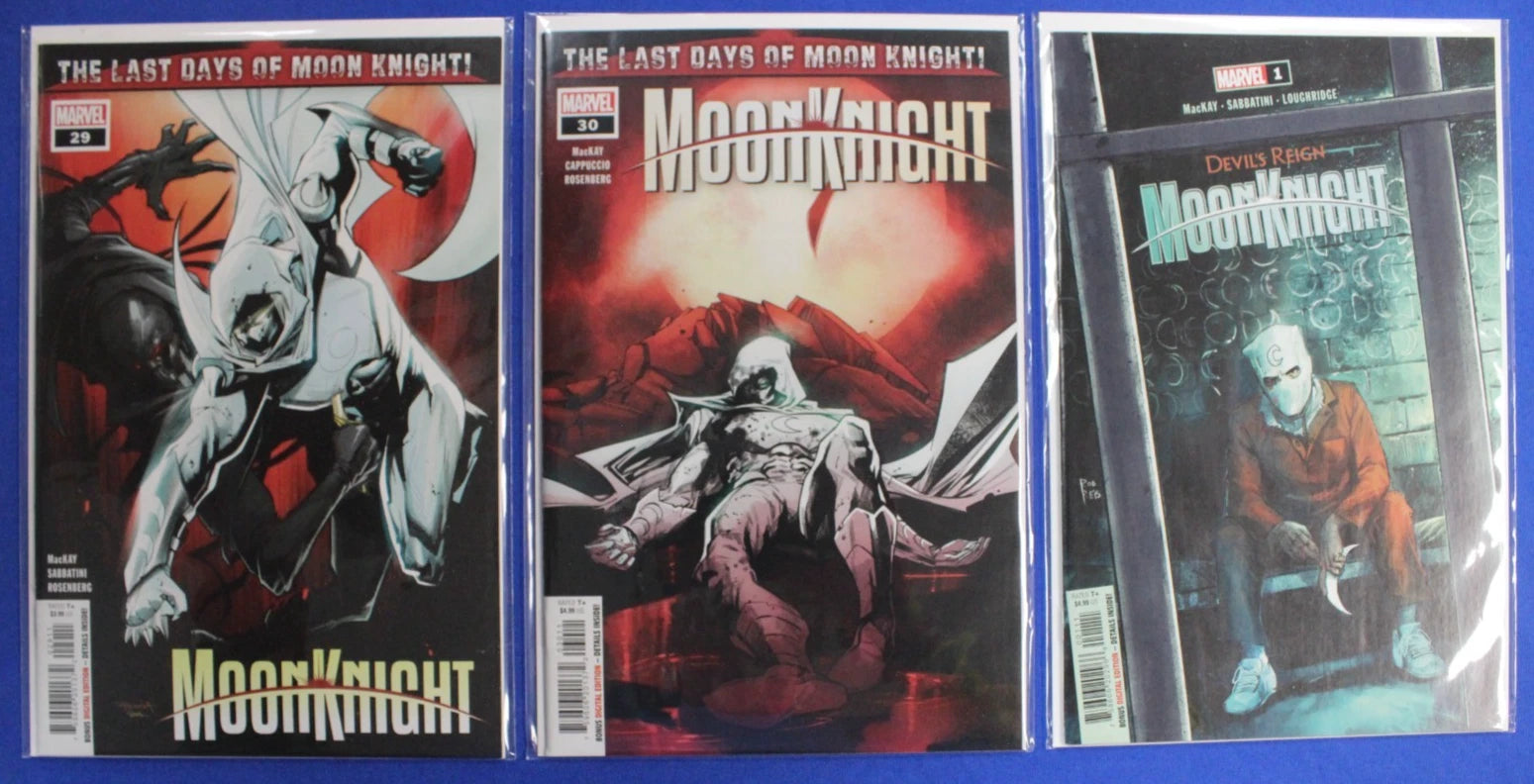 Moon Knight #1-30 Complete Set + Tie-in & Annuals Lot of 33 VF/NM