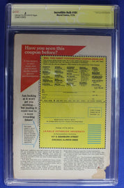 Incredible Hulk #181 CGC SS .5 Signed x2 John Romita & Roy Thomas