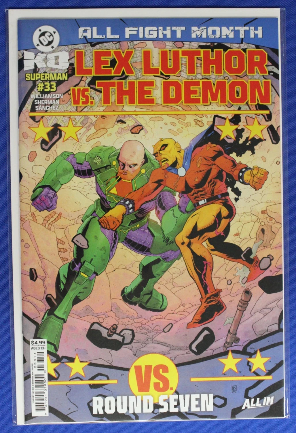 DC KO All Fight Month Rounds #1-8 Complete Set VF/NM
