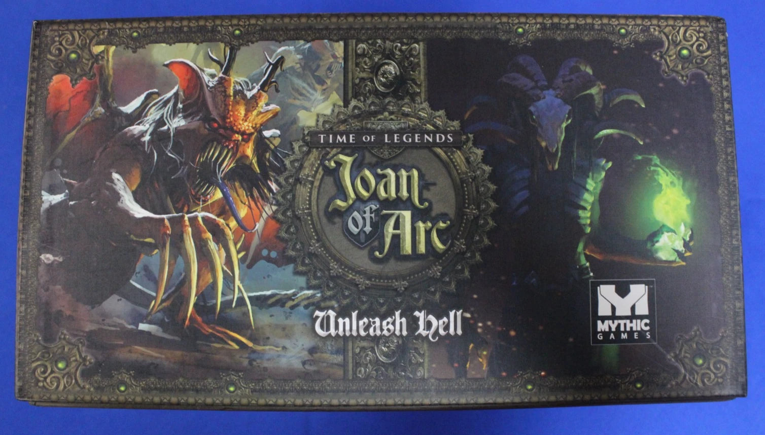 Mythic Legends Time of Legends Joan of Arc Kickstarter Board Game Unleash Hell Expansion