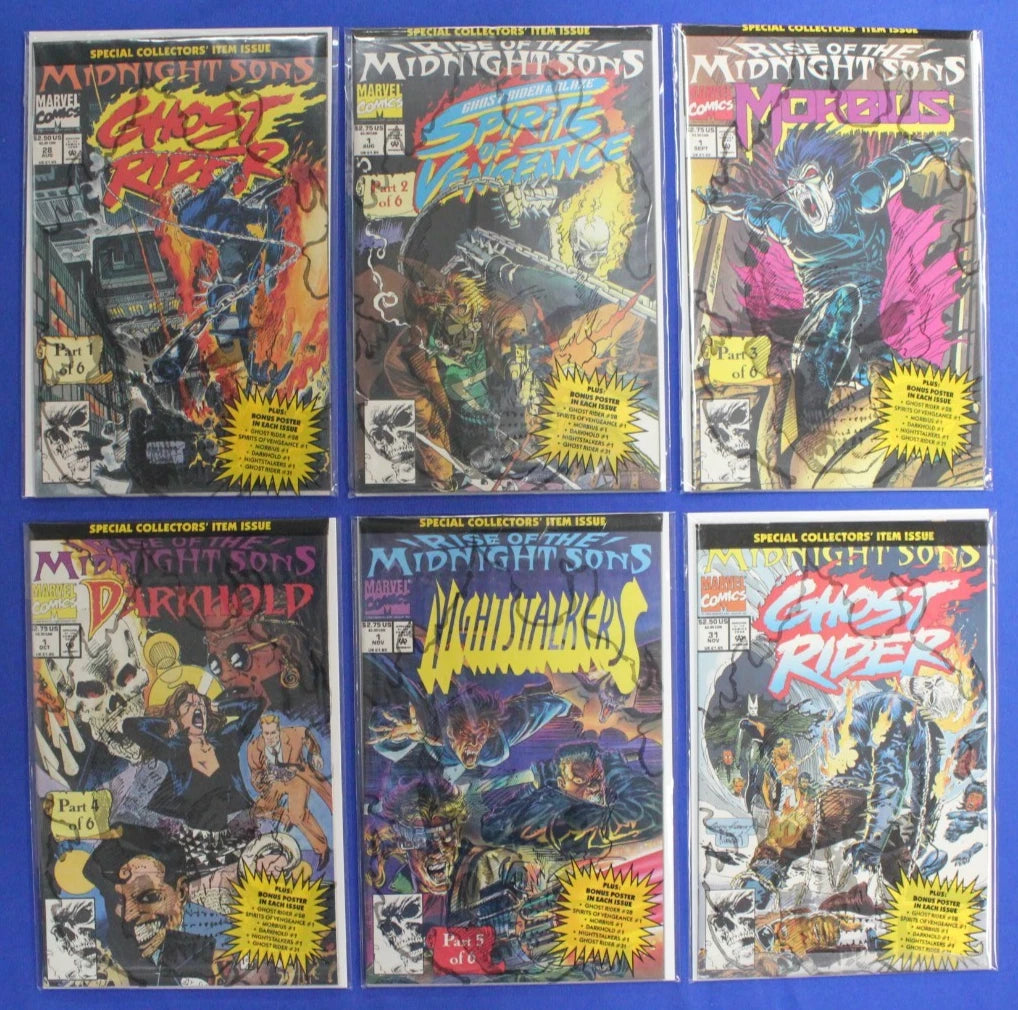 Rise of the Midnight Sons #1-6 Complete Set Polybagged VF+