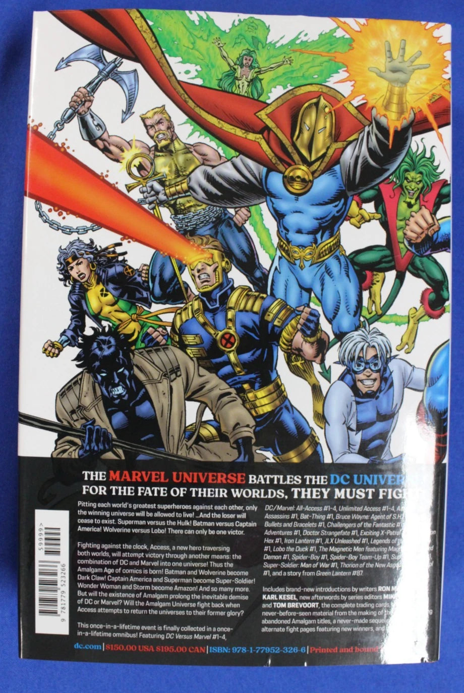 DC Versus Marvel The Amalgam Age Omnibus Hardcover Dave Gibbons Cover 1st Print