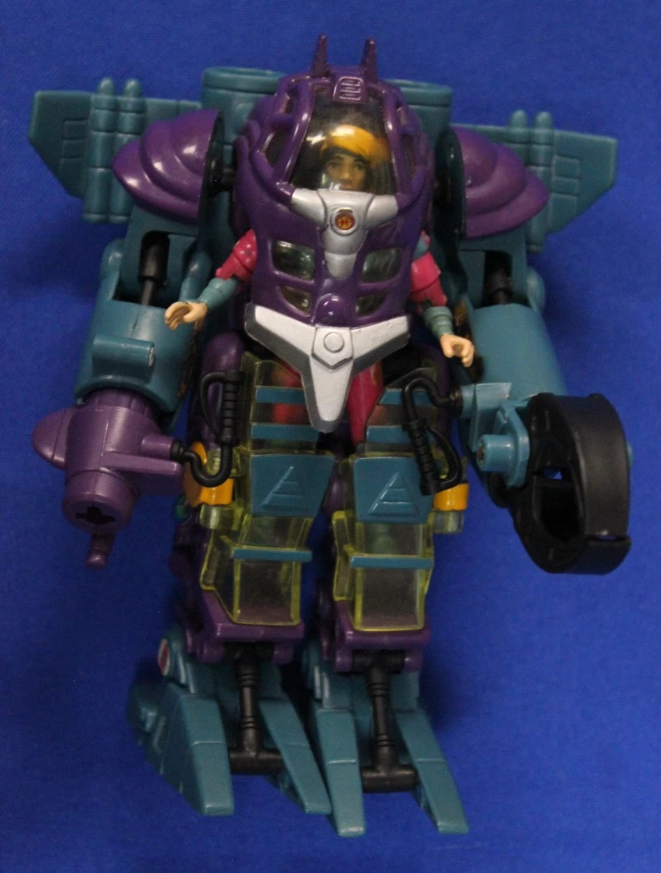 Playmates 1990s Vintage Exo-Squad Lot of 8 E-Frame Vehicles & 8 Action Figures