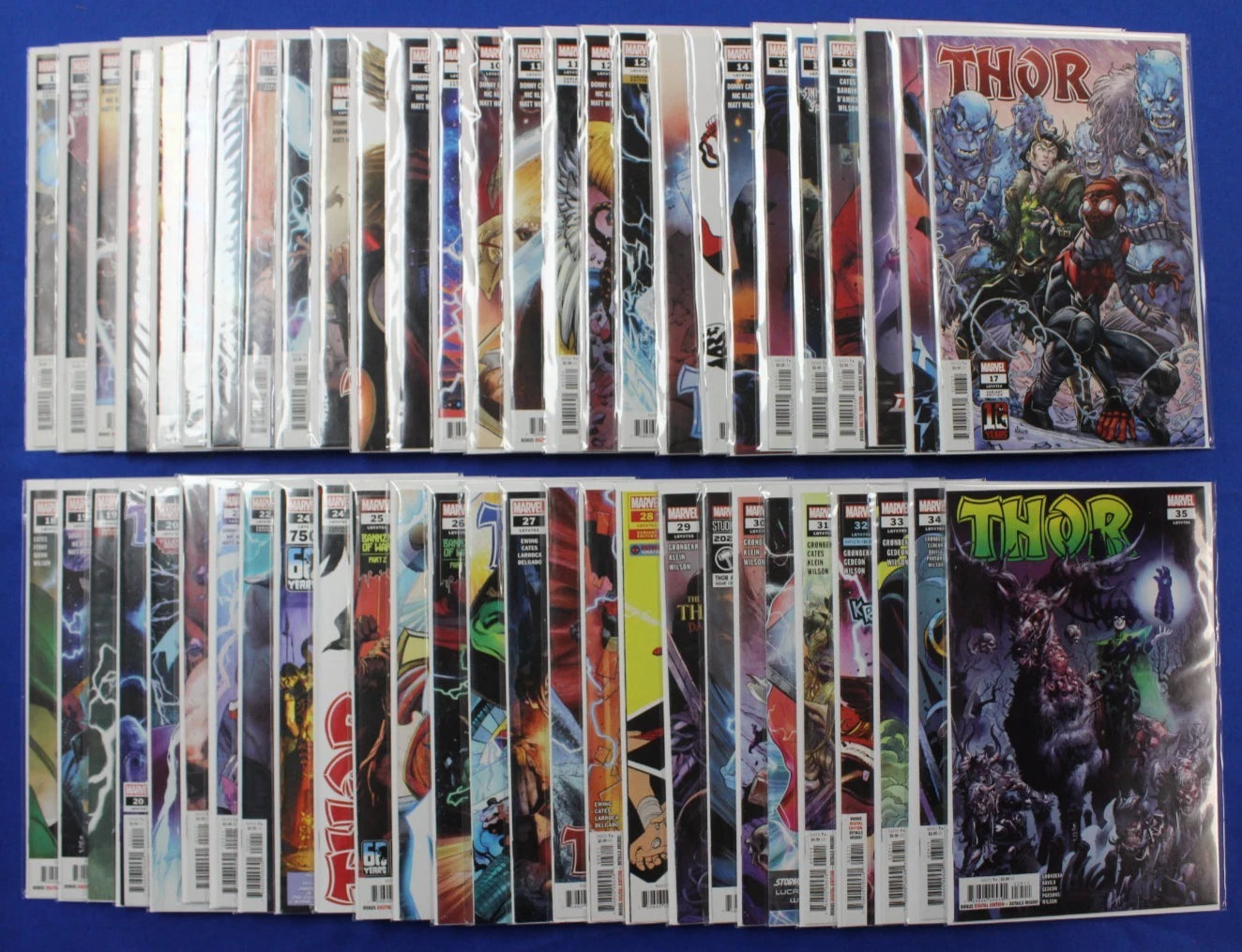 Thor #1-35 Near Complete Set + Variants Lot of 54 VF/NM