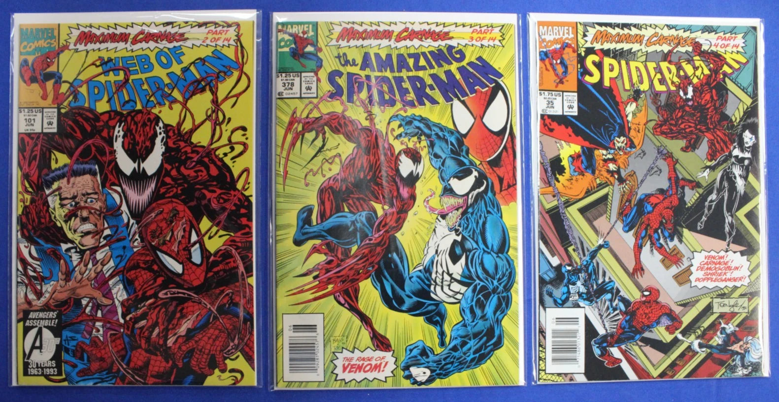 Maximum Carnage #1-14 Complete Set FN-VF