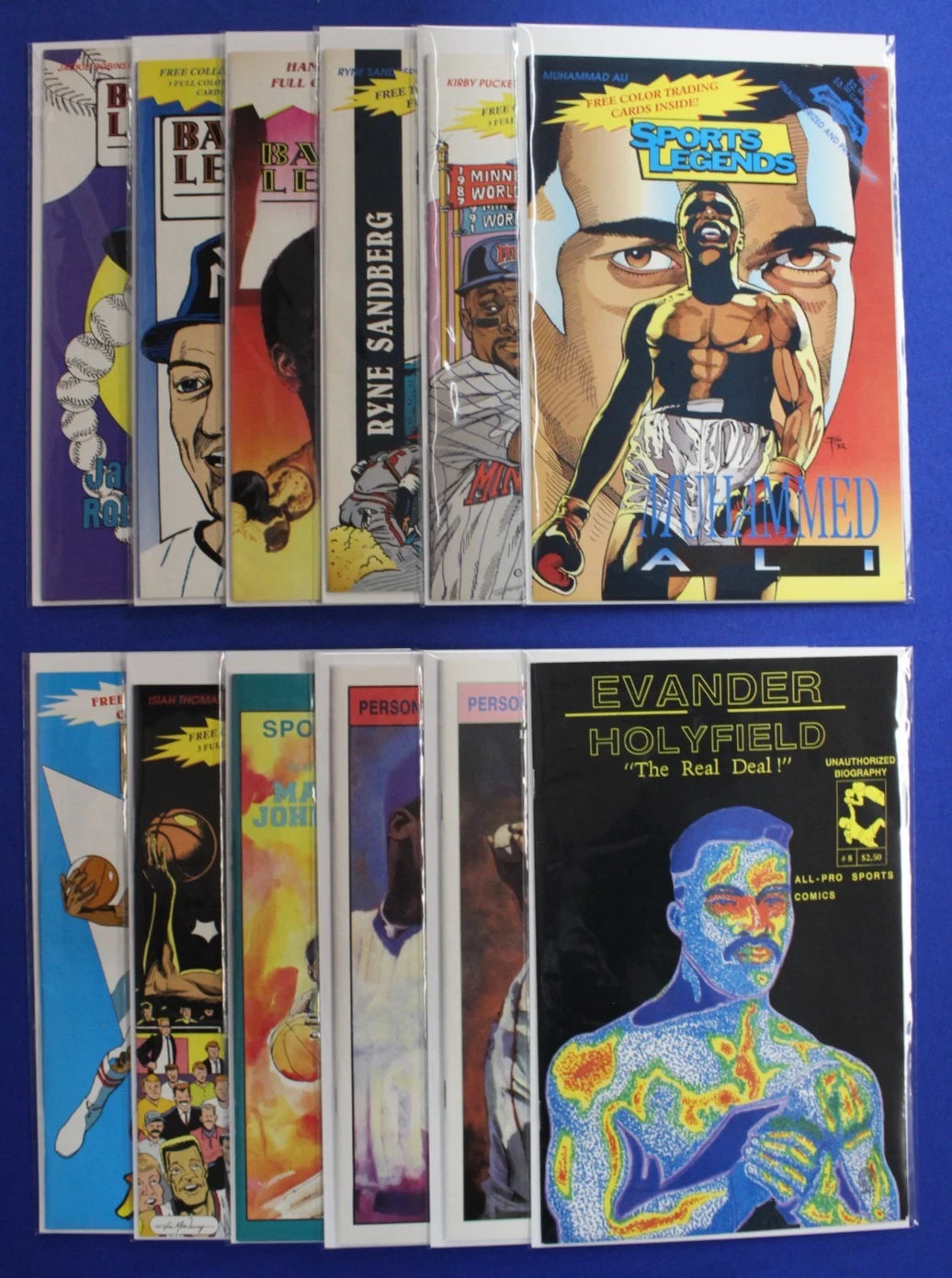 Baseball & Sports Superstars & Legends Lot of 12 VF-VF/NM