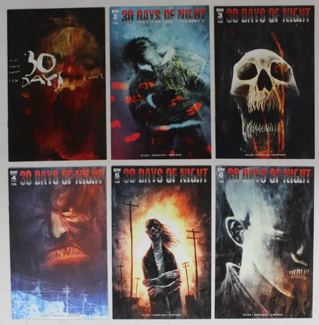 30 Days of Night #1-6 Complete Set VF