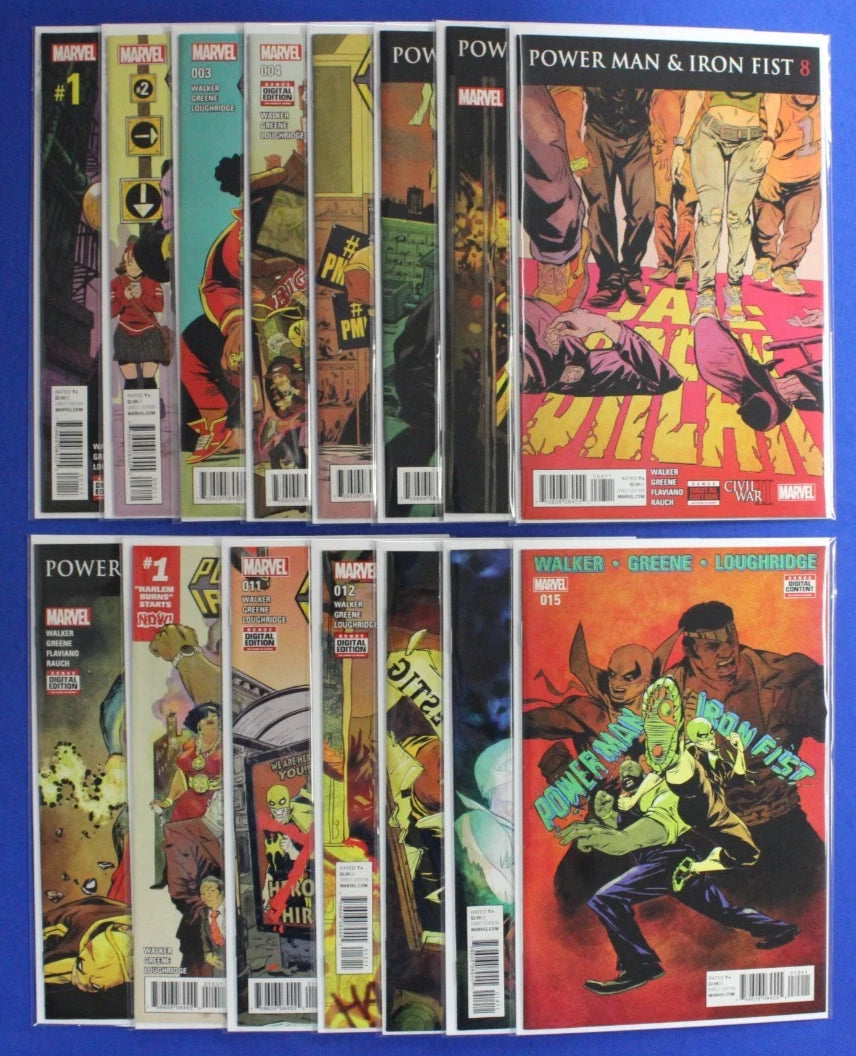 Power Man and Iron Fist #1-15 Complete Set VF/NM