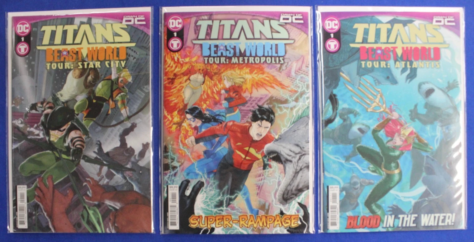 Titans #1-17 Run + Beast World #1-6 + Extras Lot of 29 VF/NM