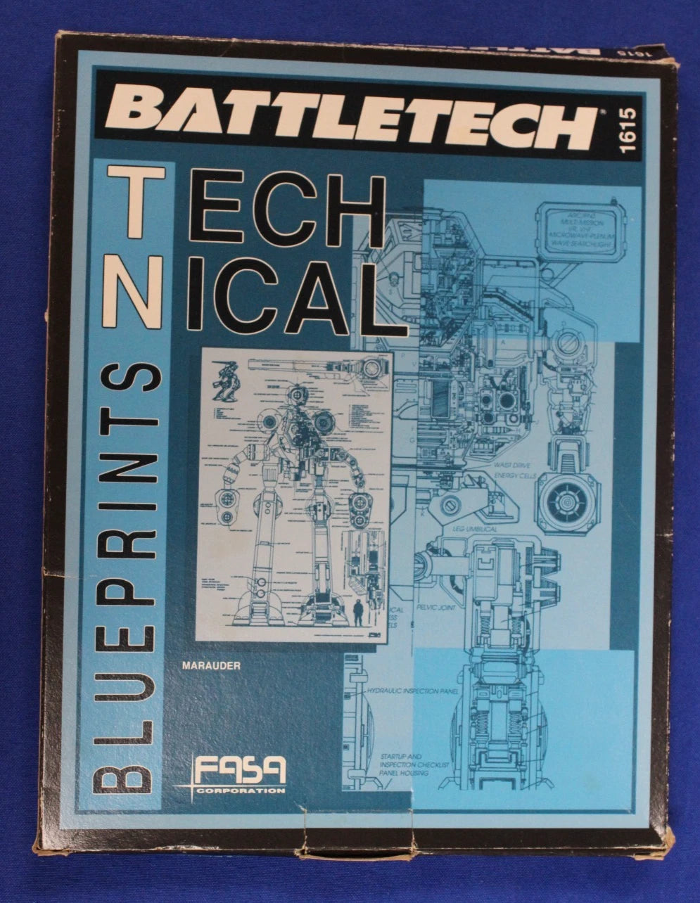 FASA Corporation Battletech Technical Blueprints Complete Set