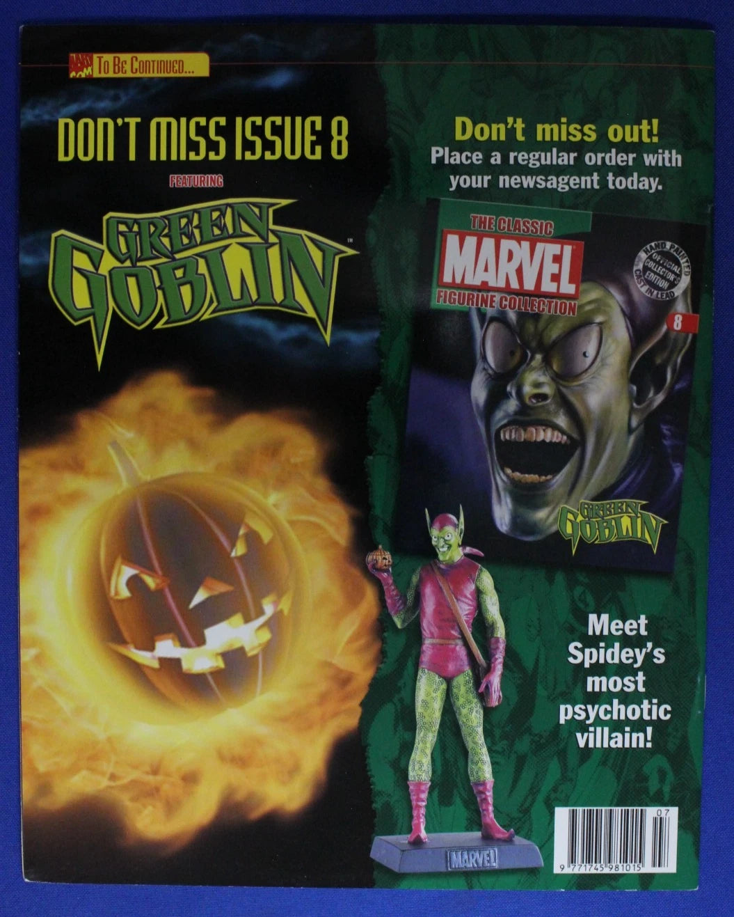 Eaglemoss Classic Marvel Collection Silver Surfer Lead Figurine & Magazine #7
