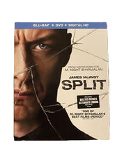 Split (2016) [Blu-ray + DVD w/Slipcover] James McAvoy (Pre-owned)