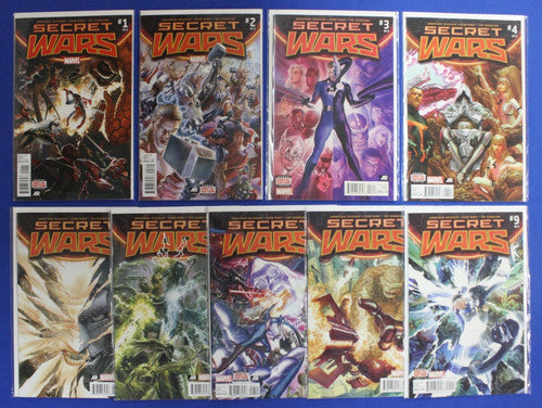 Secret Wars #1-9 Complete Set VF/NM