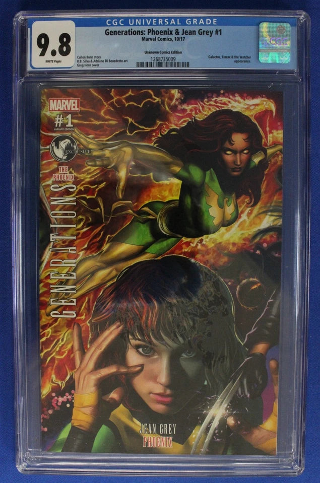 Generations: Phoenix & Jean Grey #1 Greg Horn Variant CGC 9.8 NM/M
