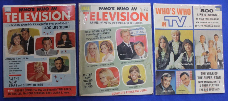 Who's Who Magazine Lot of 21 GD-FN