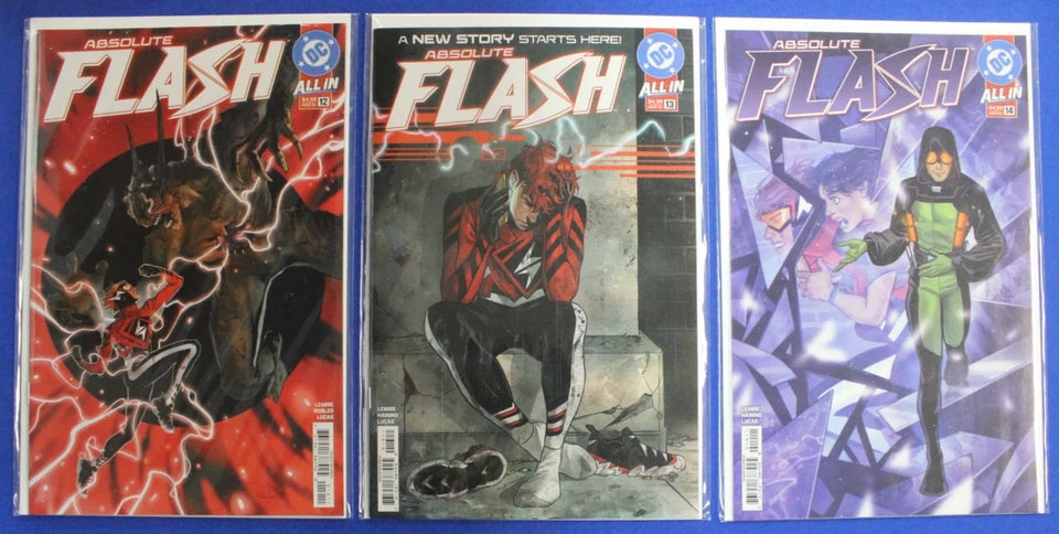 Absolute Flash #1-17 + #1 Foil Logo Variant VF/NM