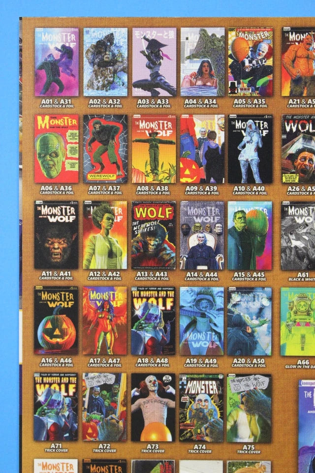 The Monster and the Wolf #1 1:700 Blind Bag Glow in the Dark Cover A66