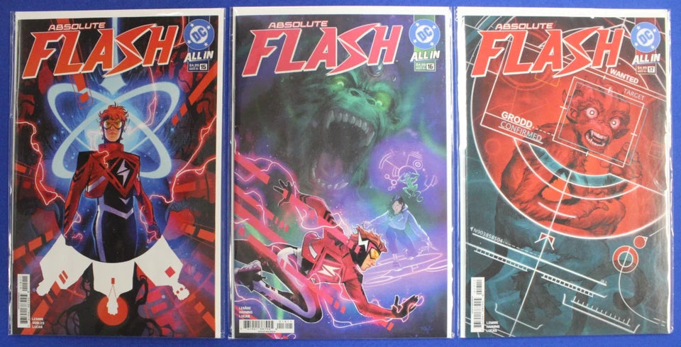 Absolute Flash #1-17 + #1 Foil Logo Variant VF/NM
