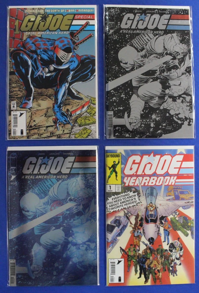 GI Joe Lot of 4 Kickstarter Exclusive Reprints NM