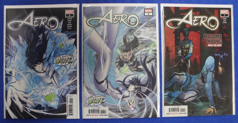 Aero #1-10 Near Complete Set (No 11-12) Lot of 11 VF/NM