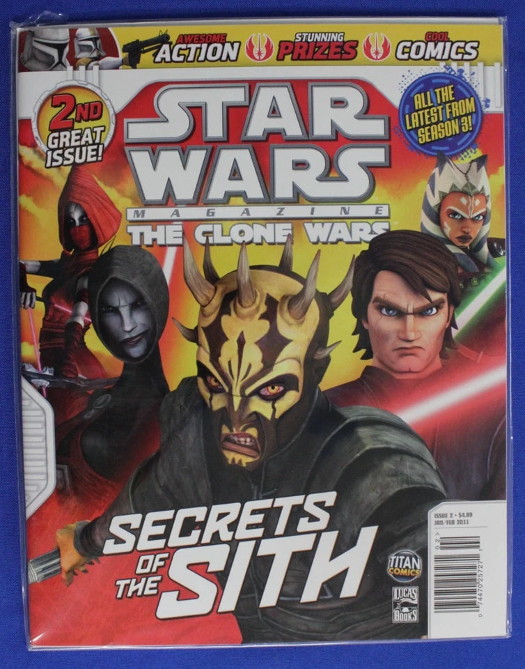 Star Wars Clone Wars Magazine #1, 2 & 16 Lot of 3 VF-VF/NM