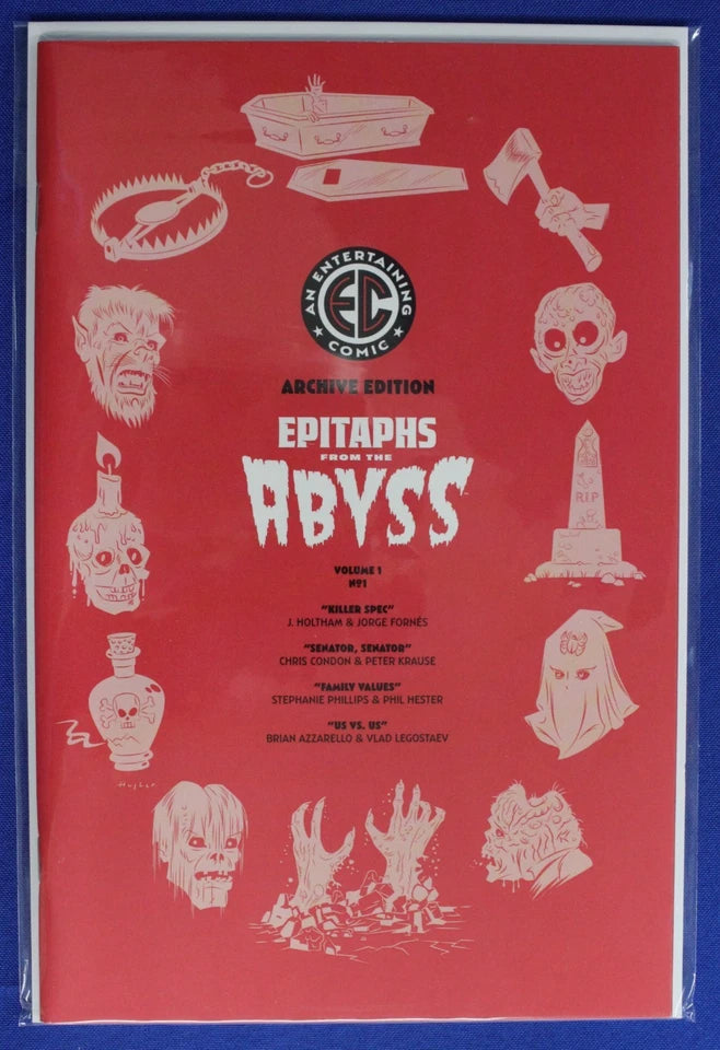 EC Epitaphs from the Abyss 1:50 Variants Lot of 9 VF/NM