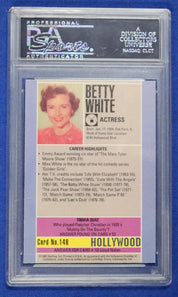 Starline 1991 Hollywood Trading Card #148 Betty White SIGNED PSA/DNA Certified