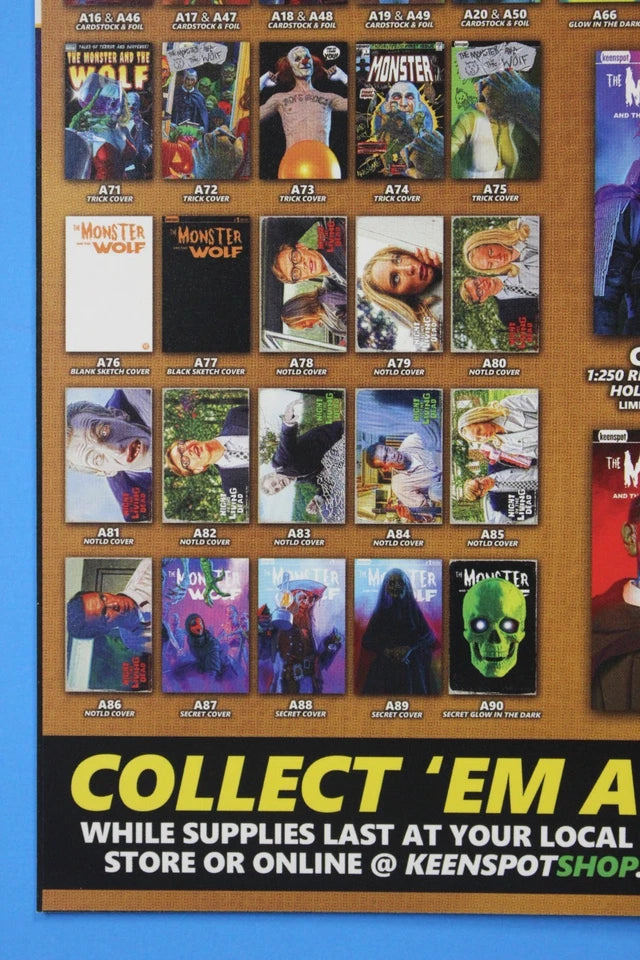 The Monster and the Wolf #1 1:700 Blind Bag Glow in the Dark Cover A66