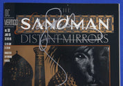 Sandman #50 SIGNED by Neil Gaiman w/ COA & Sketch VF