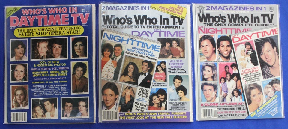 Who's Who Magazine Lot of 21 GD-FN