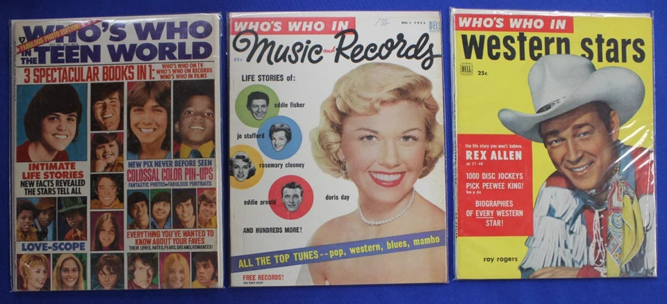 Who's Who Magazine Lot of 21 GD-FN